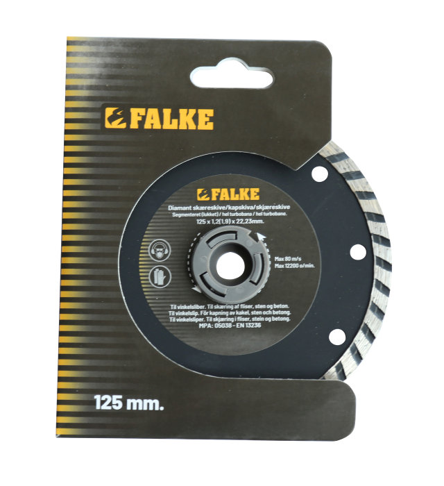 Falke diamant turboblad Ø125 mm